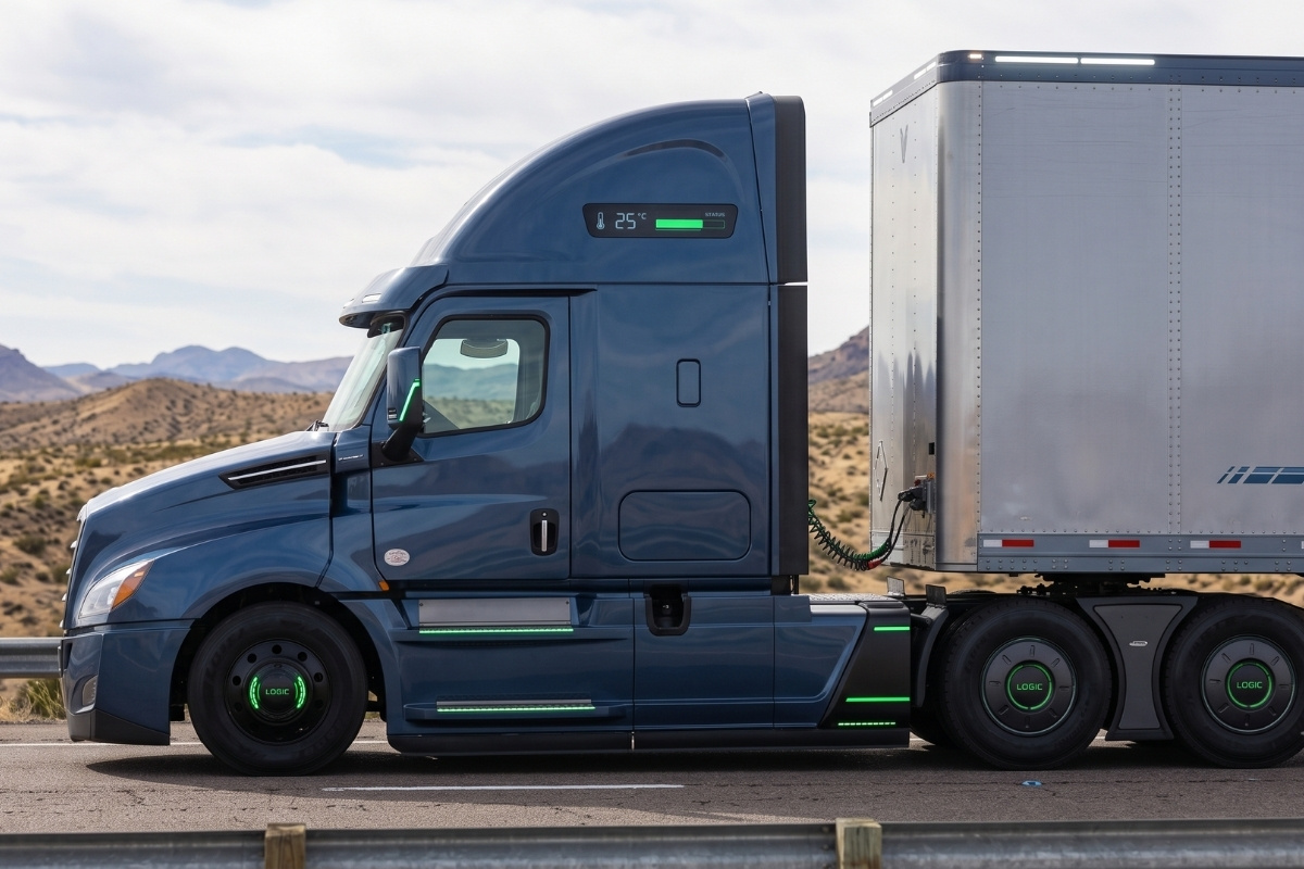 Refrigerated reefer truck